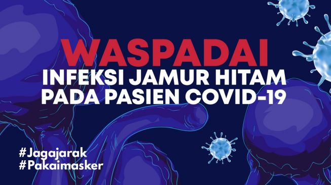 Gejala jamur hitam - INFOGRAFIS: Waspadai Infeksi Jamur Hitam pada Pasien Covid-19